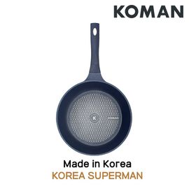 [KOMAN] 2 Piece Set : BlackWin Titanium Coated Frying Pan 26cm+Wok 26cm - Nonstick Cookware 6-Layers Coationg Die Casting Frying Pan - Made in Korea